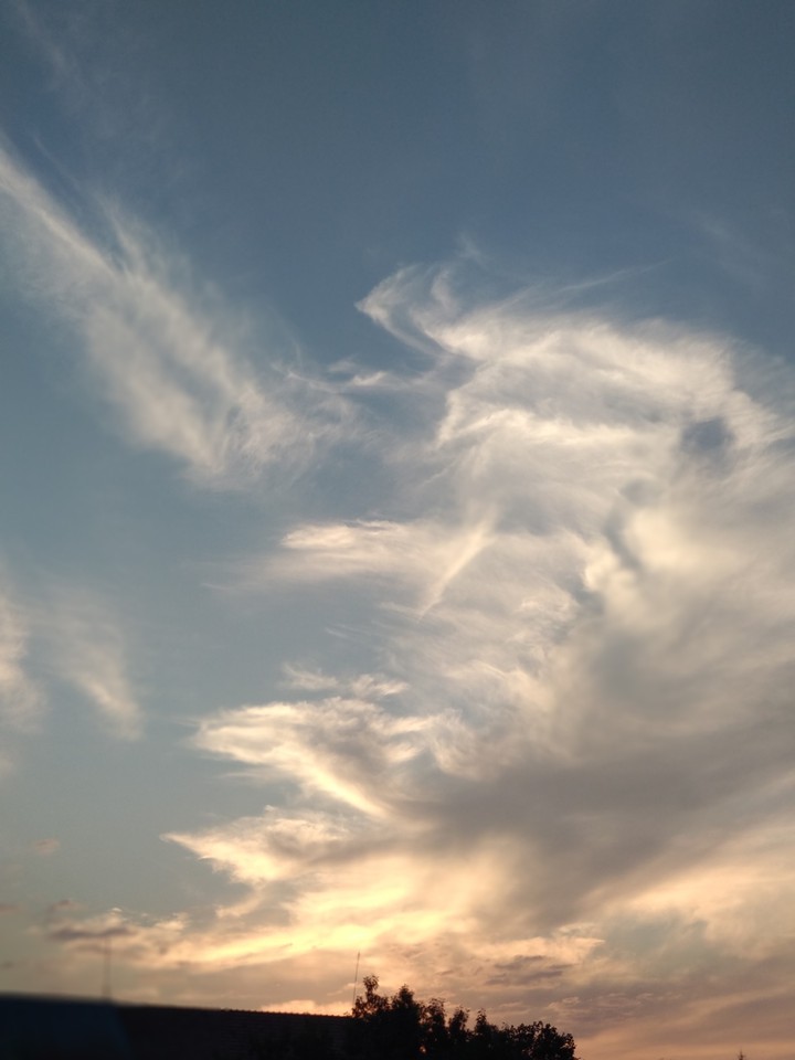 fire sky