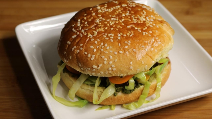 Veggie burger.