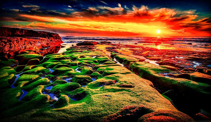 sun set
