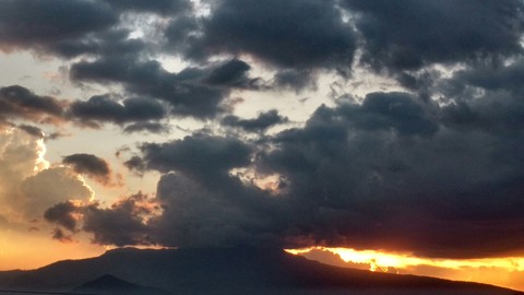 puesta de sol