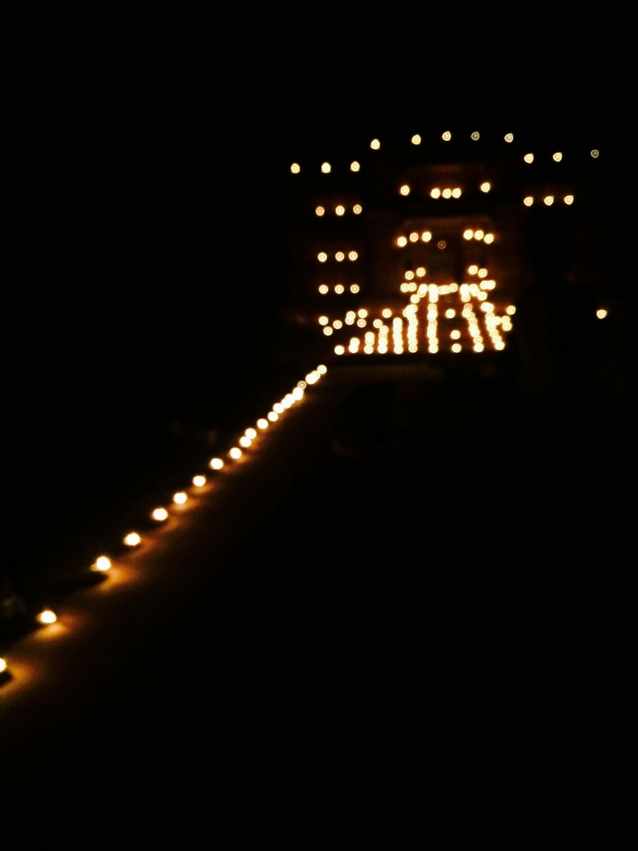 Lamp Light Lit Temple, GEV