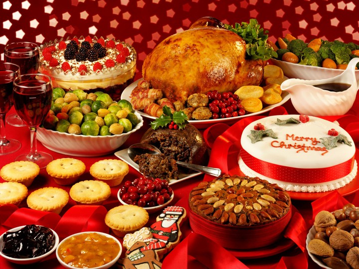 Christmas turkey & traditional desserts