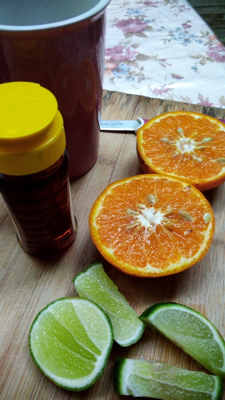 fresh Orange and Lime