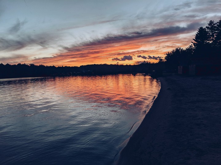 Sunset at Moffitt Beach, NY