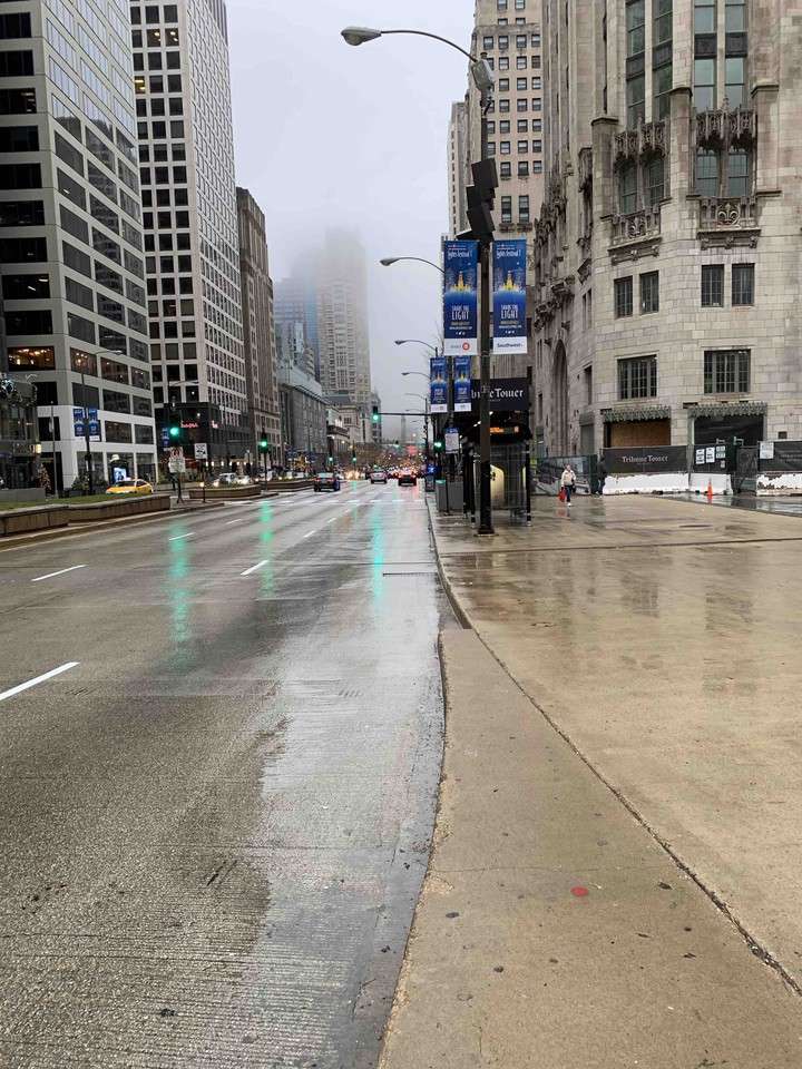 Michigan Avenue, Chicago. The Magnificent Mile.