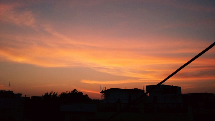 sun set