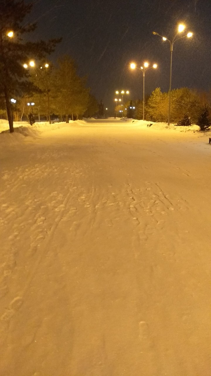 Snow's way.