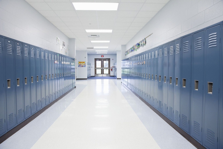 School Corridor
