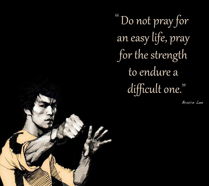 a line from Bruce Lee