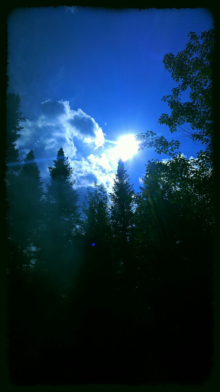 into the heavens