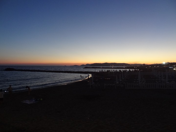Sunset in Massa, Italy