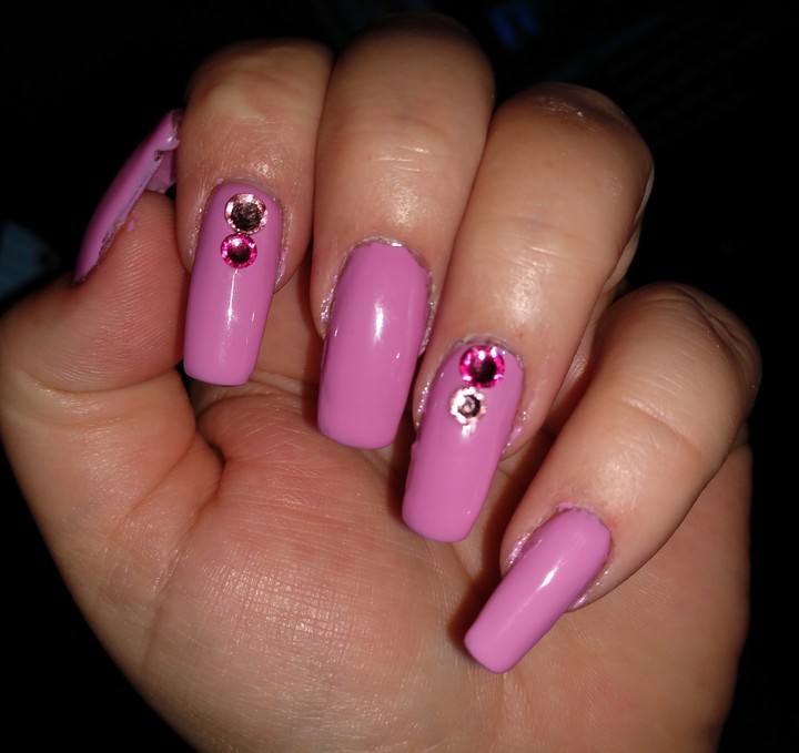 A little nail bling