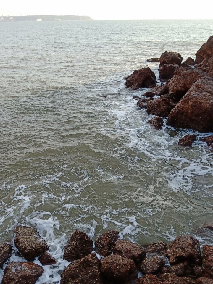 rock in the water