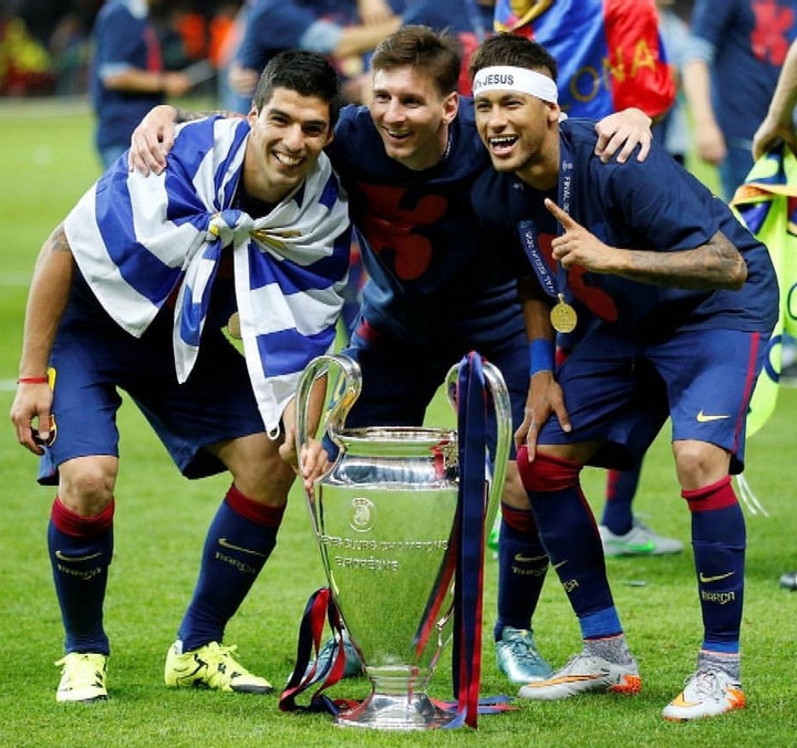 Messi, Neymar, Suarez