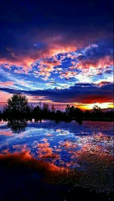 the sky