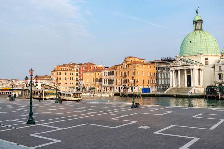 Venice during coronavirus outbreak
