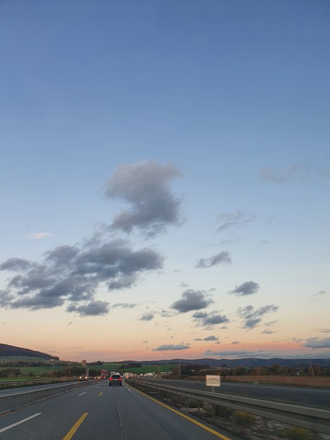 on the road ....i feel as god