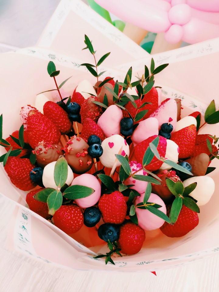 Strawberry Romance with Chocolate