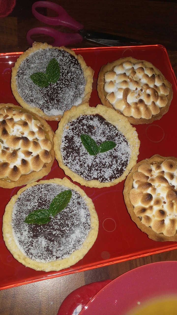 tarte choco et citron meringué