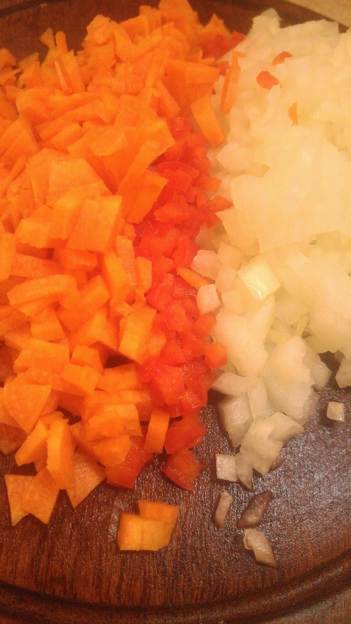 verdura picada