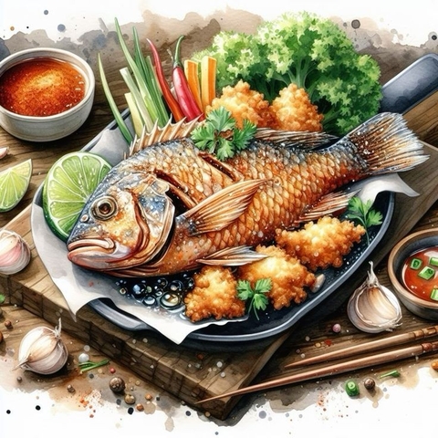 обои Dishware, seafood
