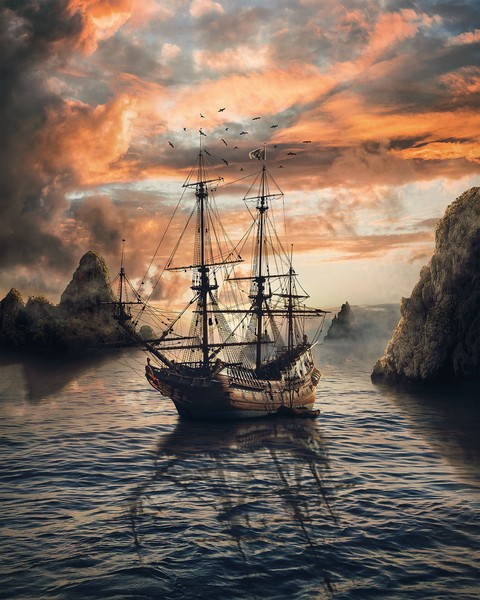 тапети ocean, sail