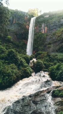 the famous sipi falls dupped river of life in kapchorwa