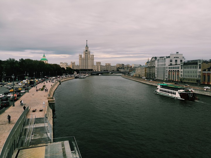 Москва-река, природа, город, столица