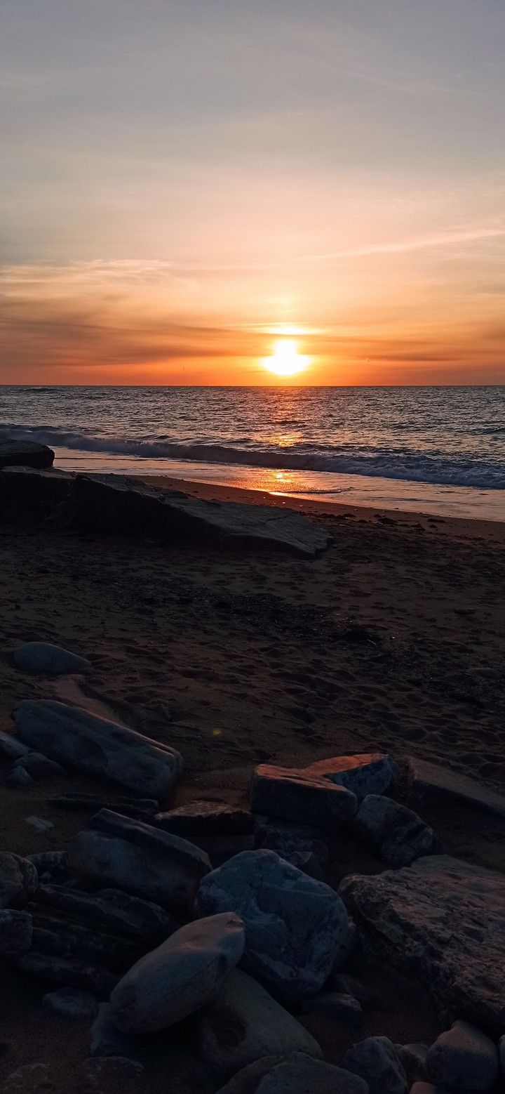 Sunset sur l'océan ?