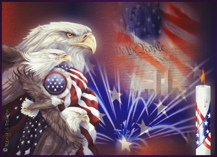 A symbolic picture of the Independence of America.