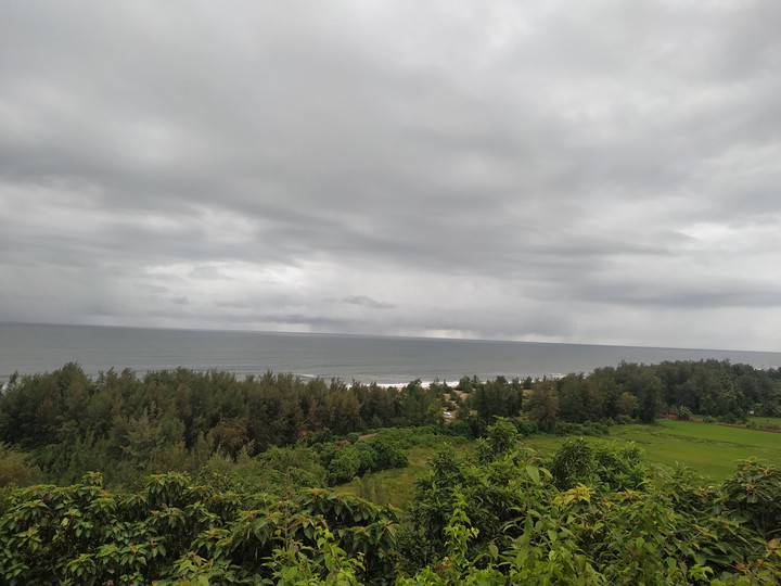the beach