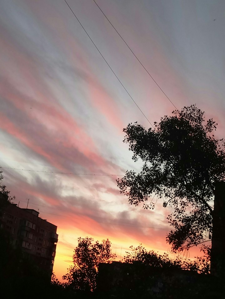 Sunset clouds