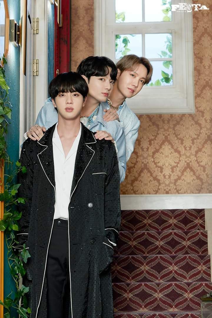 j-hope, jungkook & jin