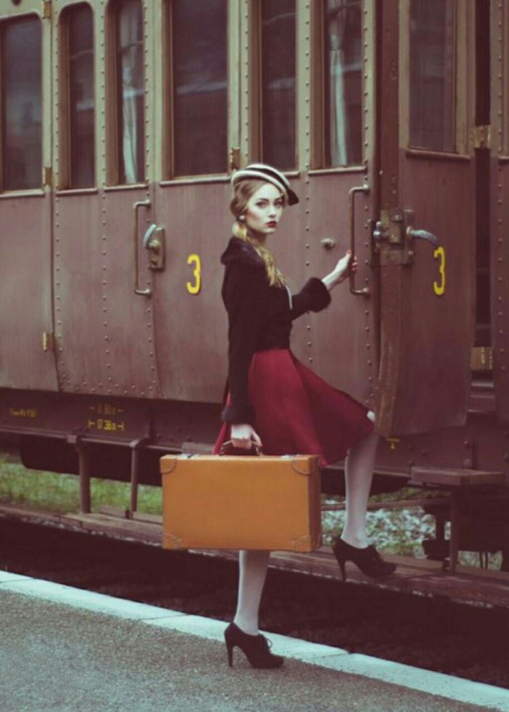 On the train