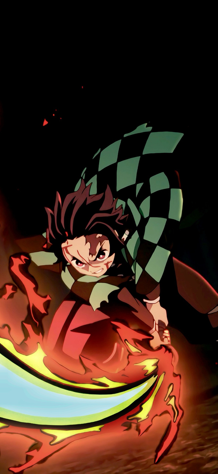 demon slayer amoled wallpaper