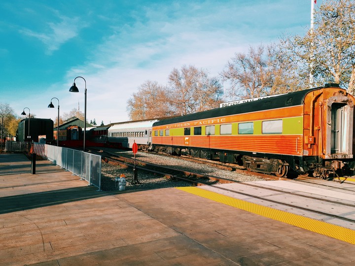 Old train in Old Sacramento