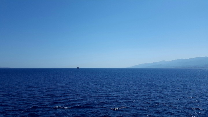 Sul mare blu