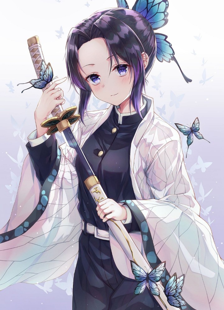 anime butterfly fighter girl