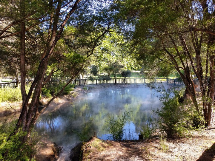 the sulfur hot spring