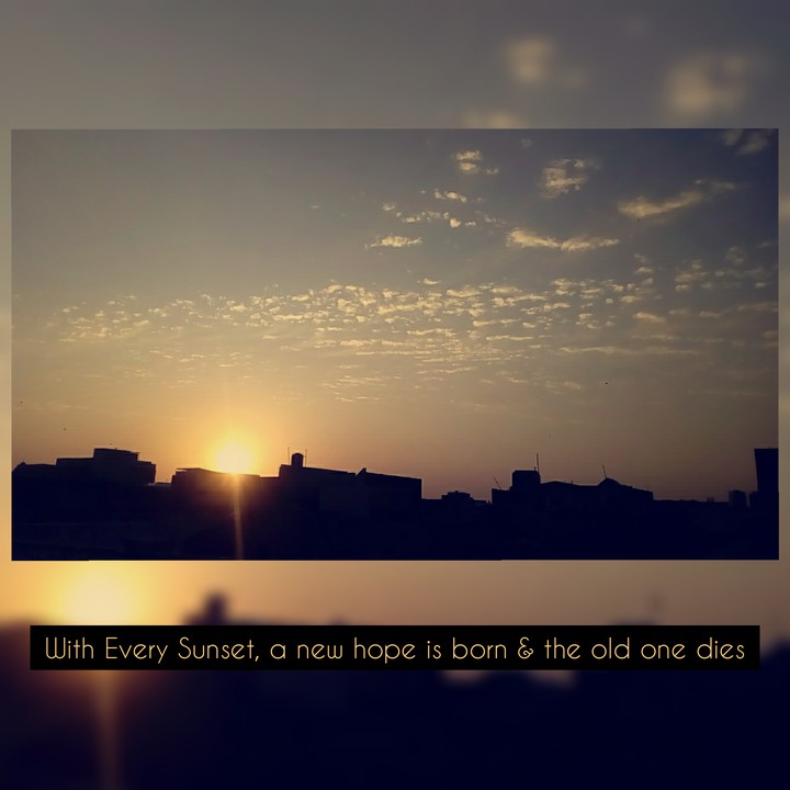 Sun Set ╰_╯