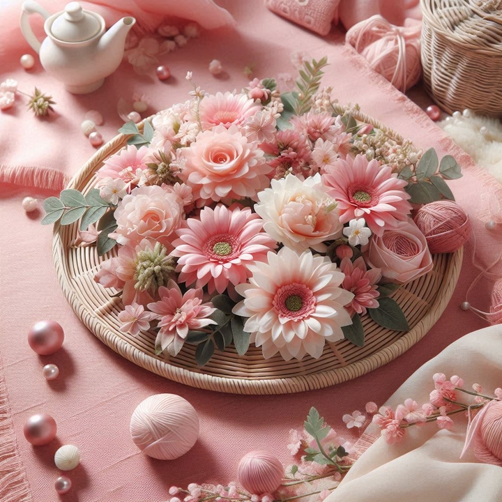 pink flowers