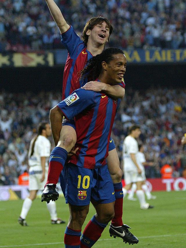 messi ronaldinho
