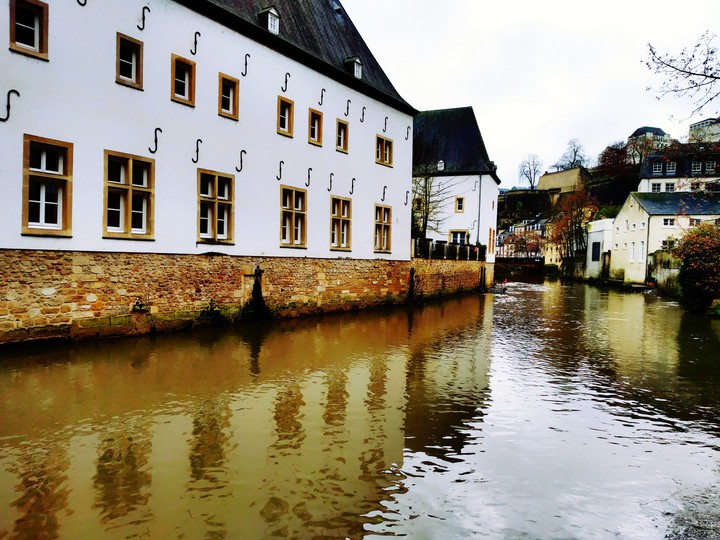 A canal in Luxembourg