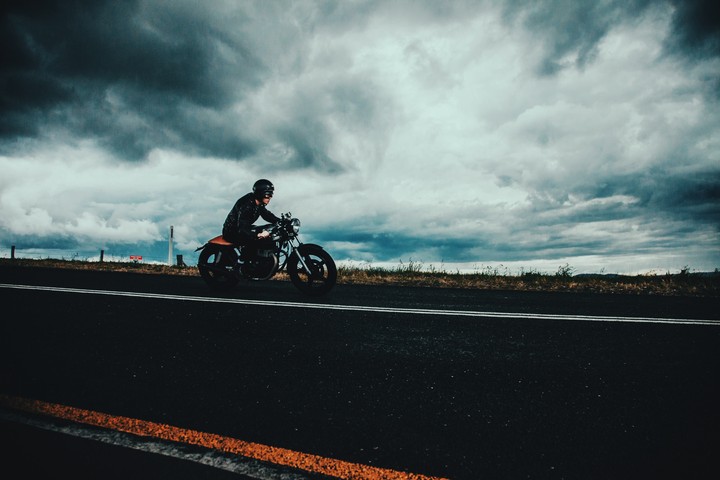 Motorcyclist Road Marking