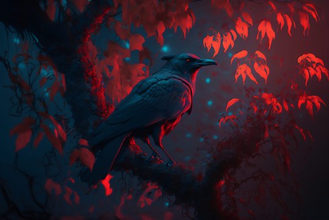 tapety red, crows