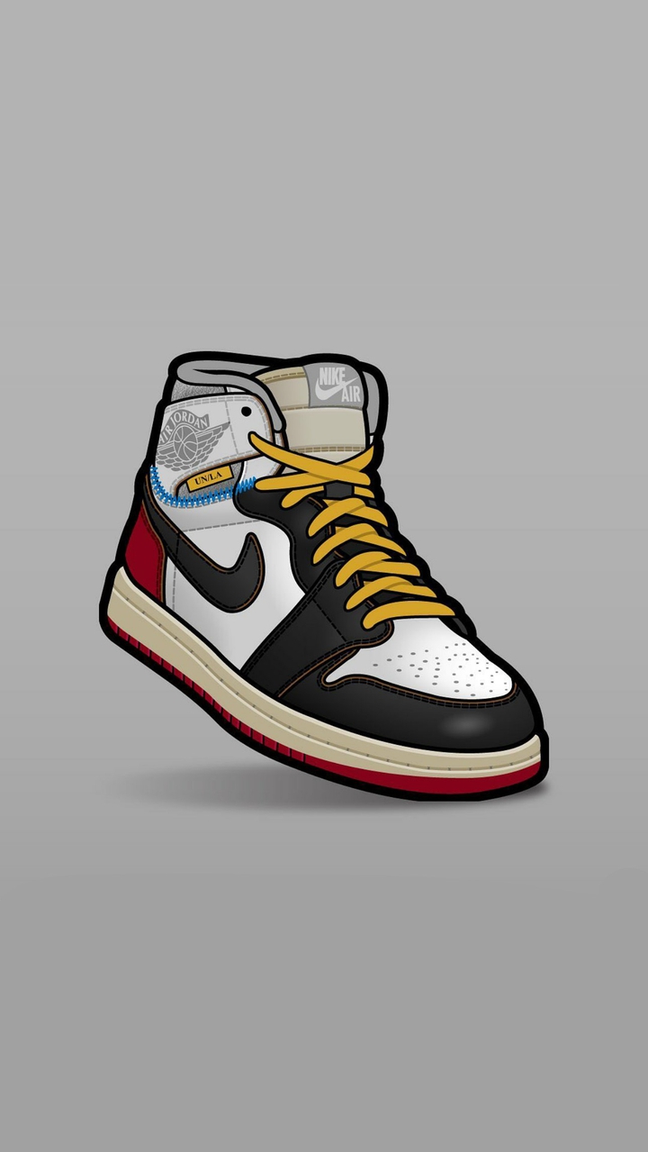 Nike Jordan 1 Retro High Union Los Angeles Black Toe