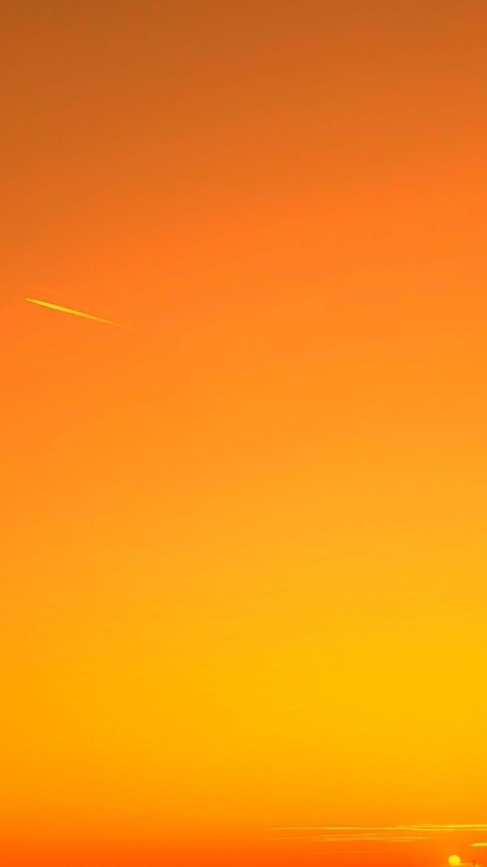 orange sky