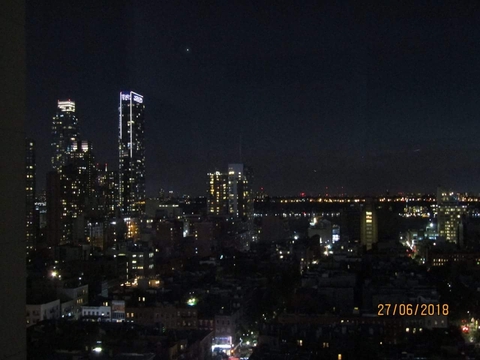 New York And Venus In The Sky