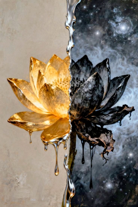 רקעים lotus, reflection