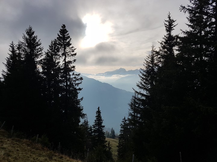 Mountain Schweiz Sonnenuntergang